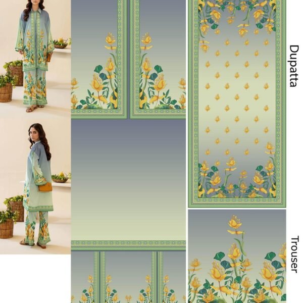 Printed Pure Cotton Gulshan Aura Coord Set for Women | Flex Cart