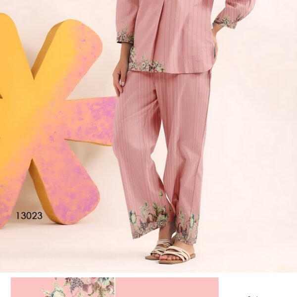 Printed Pure Cotton Gulshan Aura Coord Set for Women | Flex Cart