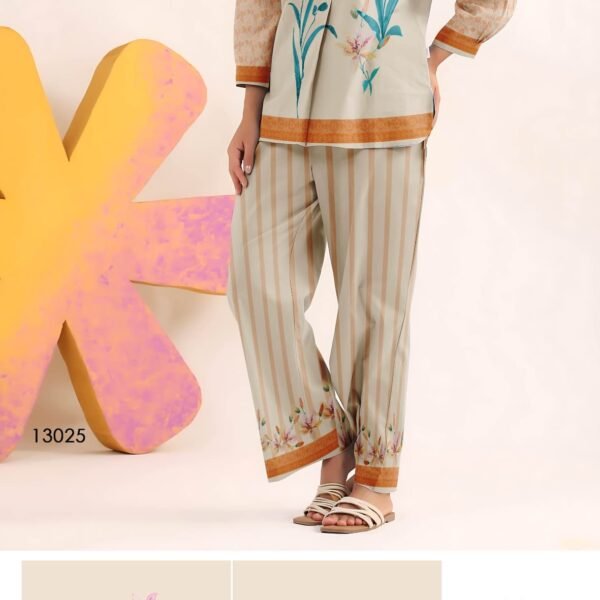 Printed Pure Cotton Gulshan Aura Coord Set for Women | Flex Cart