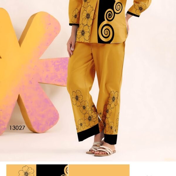 Printed Pure Cotton Gulshan Aura Coord Set for Women | Flex Cart
