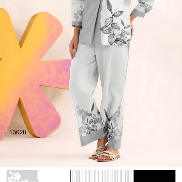 Printed Pure Cotton Gulshan Aura Coord Set for Women | Flex Cart