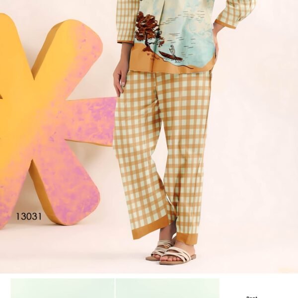 Printed Pure Cotton Gulshan Aura Coord Set for Women | Flex Cart