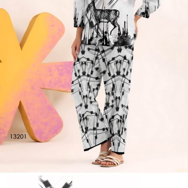 Printed Pure Cotton Gulshan Aura Coord Set for Women | Flex Cart