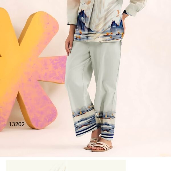 Printed Pure Cotton Gulshan Aura Coord Set for Women | Flex Cart