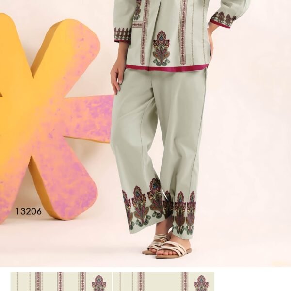 Printed Pure Cotton Gulshan Aura Coord Set for Women | Flex Cart