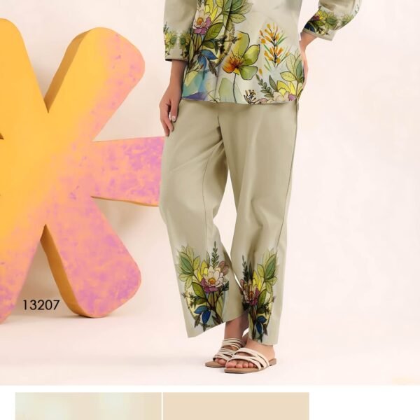 Printed Pure Cotton Gulshan Aura Coord Set for Women | Flex Cart