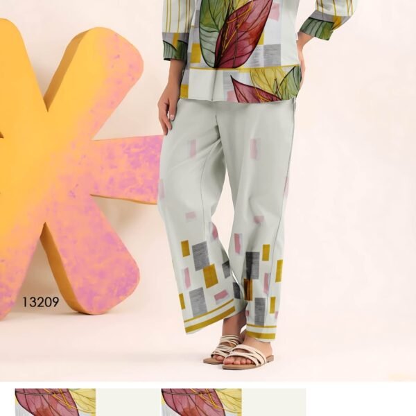 Printed Pure Cotton Gulshan Aura Coord Set for Women | Flex Cart