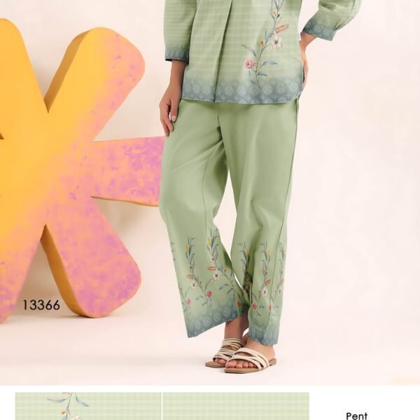Printed Pure Cotton Gulshan Aura Coord Set for Women | Flex Cart
