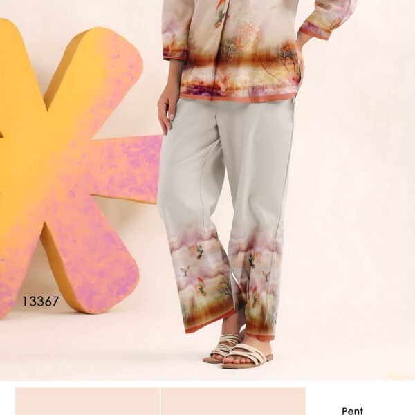 Printed Pure Cotton Gulshan Aura Coord Set for Women | Flex Cart