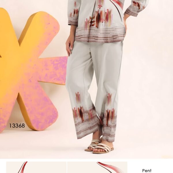 Printed Pure Cotton Gulshan Aura Coord Set for Women | Flex Cart