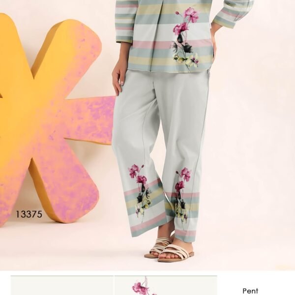 Printed Pure Cotton Gulshan Aura Coord Set for Women | Flex Cart