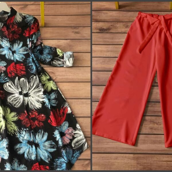 Women's Co-ord Set / Kurti and Palazzo Set / Casual & Festive Wear