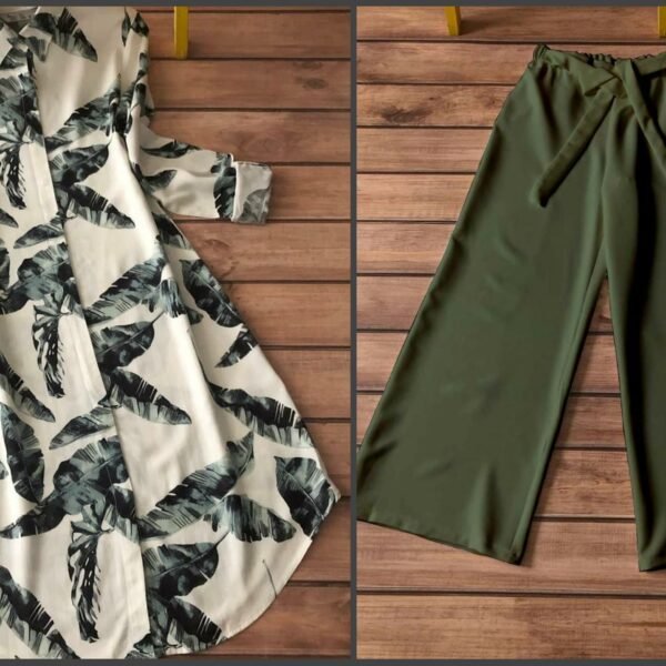 Women's Co-ord Set / Kurti and Palazzo Set / Casual & Festive Wear