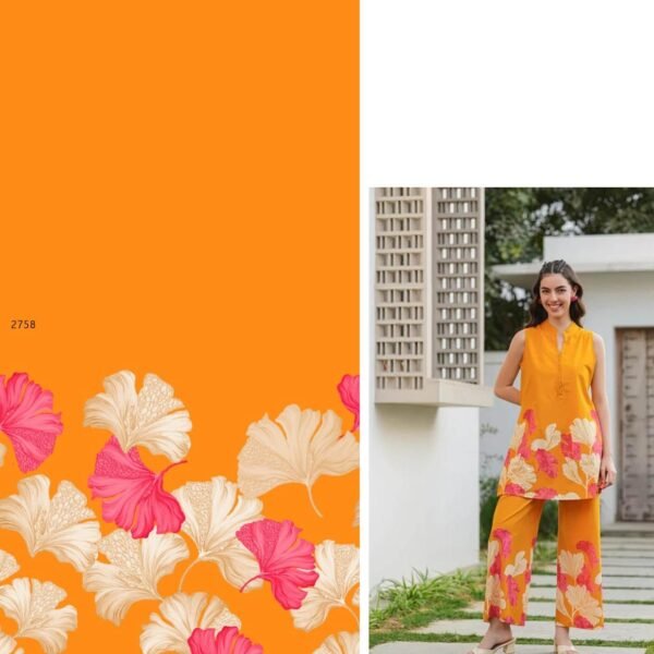 Printed Pure Cotton Gulshan Aura Coord Set for Women | Flex Cart