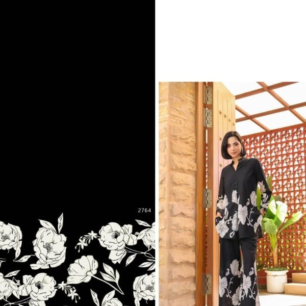 Printed Pure Cotton Gulshan Aura Coord Set for Women | Flex Cart