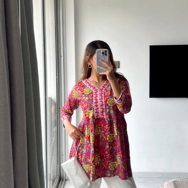 Designer Short Kurtis for Office & College Wear | New Collection - Flex Cart