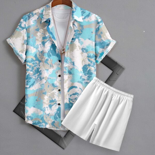 Men's Pop Print Pajama Set|| Shirt and Shorts Set for Mens || Night Wear for Man || Night Suit for Men