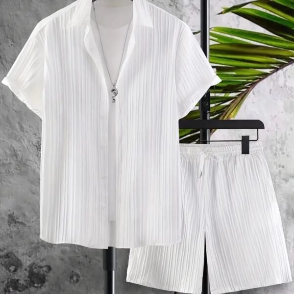 Mens fancy Sugar Cane Men’s Sleepwear Top & Bottom Set - Soft & Relaxed Fit.