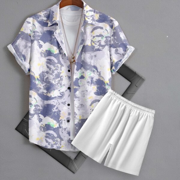 MENS FANCY POP CORN FABRIC CO ORD SET FANCY NIGHT SUIT SET