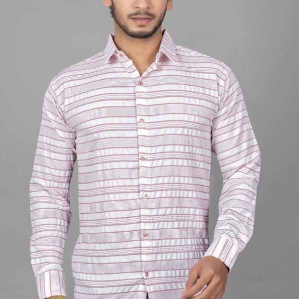 Men Regular Fit Printed Spread Collar Casual Shirt