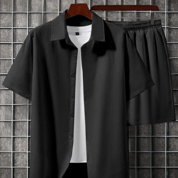 Men Latest Pop Corn Short Sleeve Shirt & Shorts Combo Suit || Multi Printed Night Suit Set || Shorts Set for Mens || Sleepwear Loungewear Shirt & Short Sets