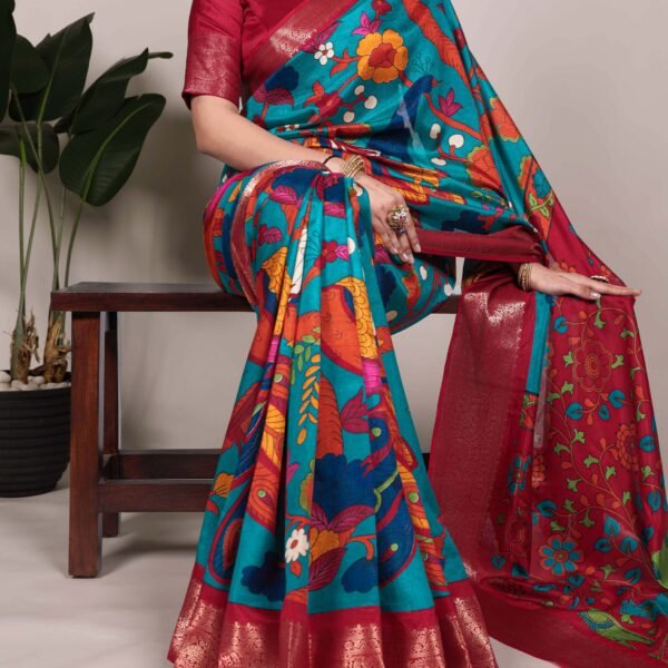 Silk Saree YNF7047FRZ | Designer Silk Saree for Women