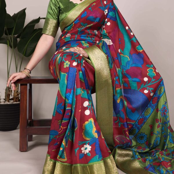 Silk Saree YNF7047FRZ | Designer Silk Saree for Women