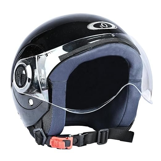 O2 Open Face Helmet ISI Certified for Men & Women | Half Face Bike Helmet - Flex Cart